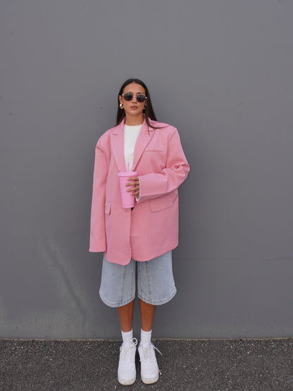 BLAZER GESSATO ROSA
