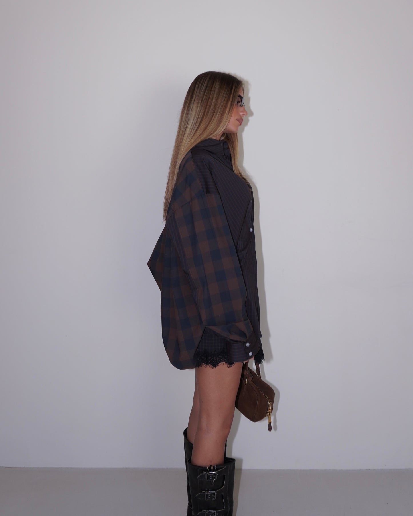 CAMICIA CON DOPPIA FANTASIA LUMINA
