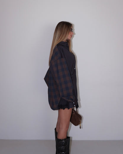 CAMICIA CON DOPPIA FANTASIA LUMINA