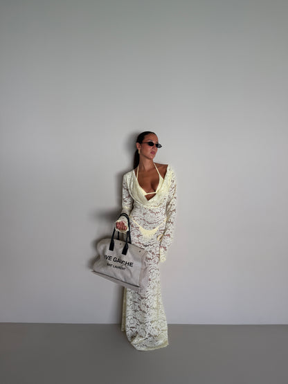 COMPLETO ABITO E BIKINI IN PIZZO