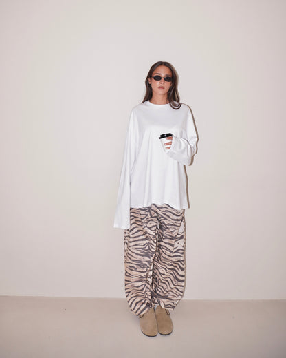 PANTALONE MORBIDO ZEBRATO