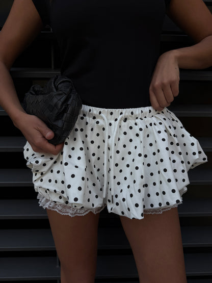 MINIGONNA A PALLONCINO CON POIS