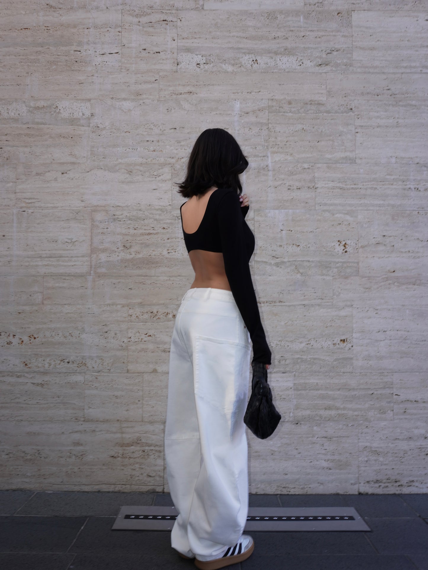 JEANS BAGGY CON TASCONI