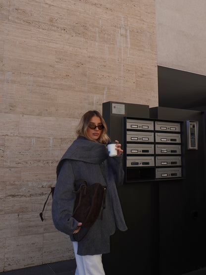 CAPPOTTO IN CASHMERE CON SCIARPA