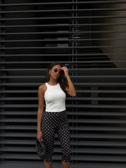 LEGGINGS CAPRI A POIS