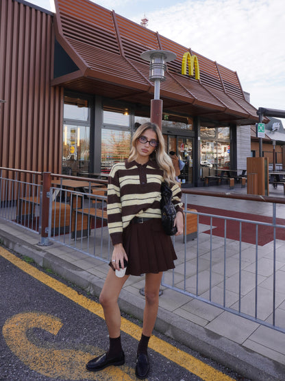 MAGLIONE POLO A RIGHE