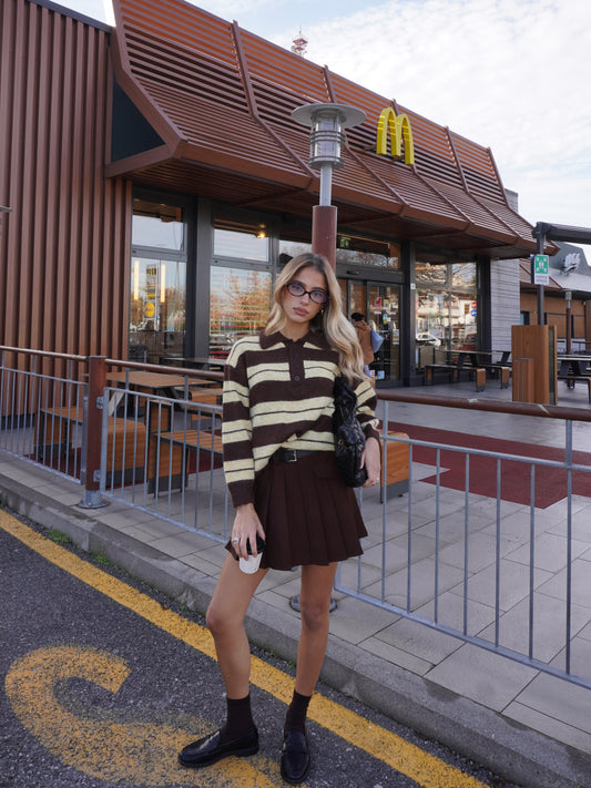 MAGLIONE POLO A RIGHE