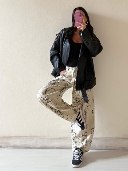 BIKER OVERSIZE CON CINTURA