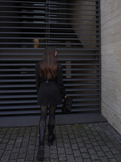 COLLANT IN PIZZO FELPATO