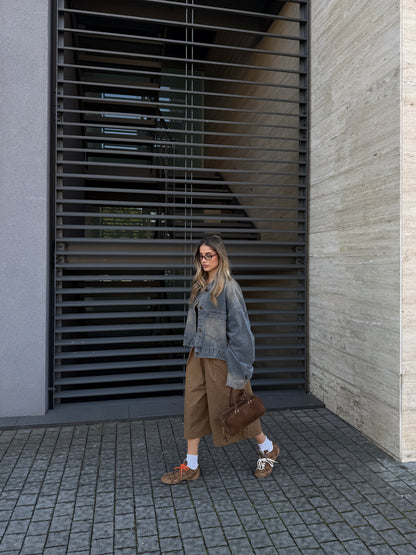 BERMUDA LUNGO IN COTONE