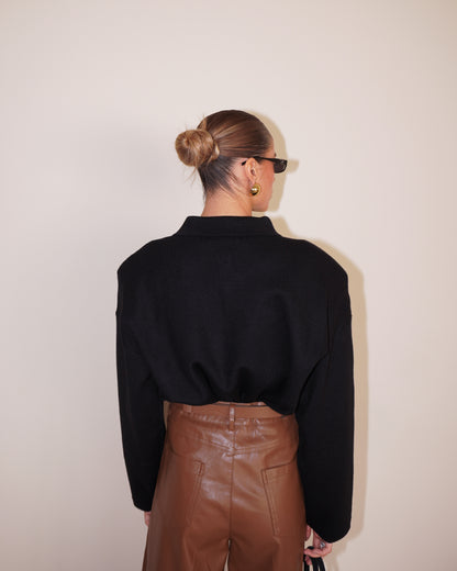 MAGLIONE POLO SPALLE IMBOTTITE