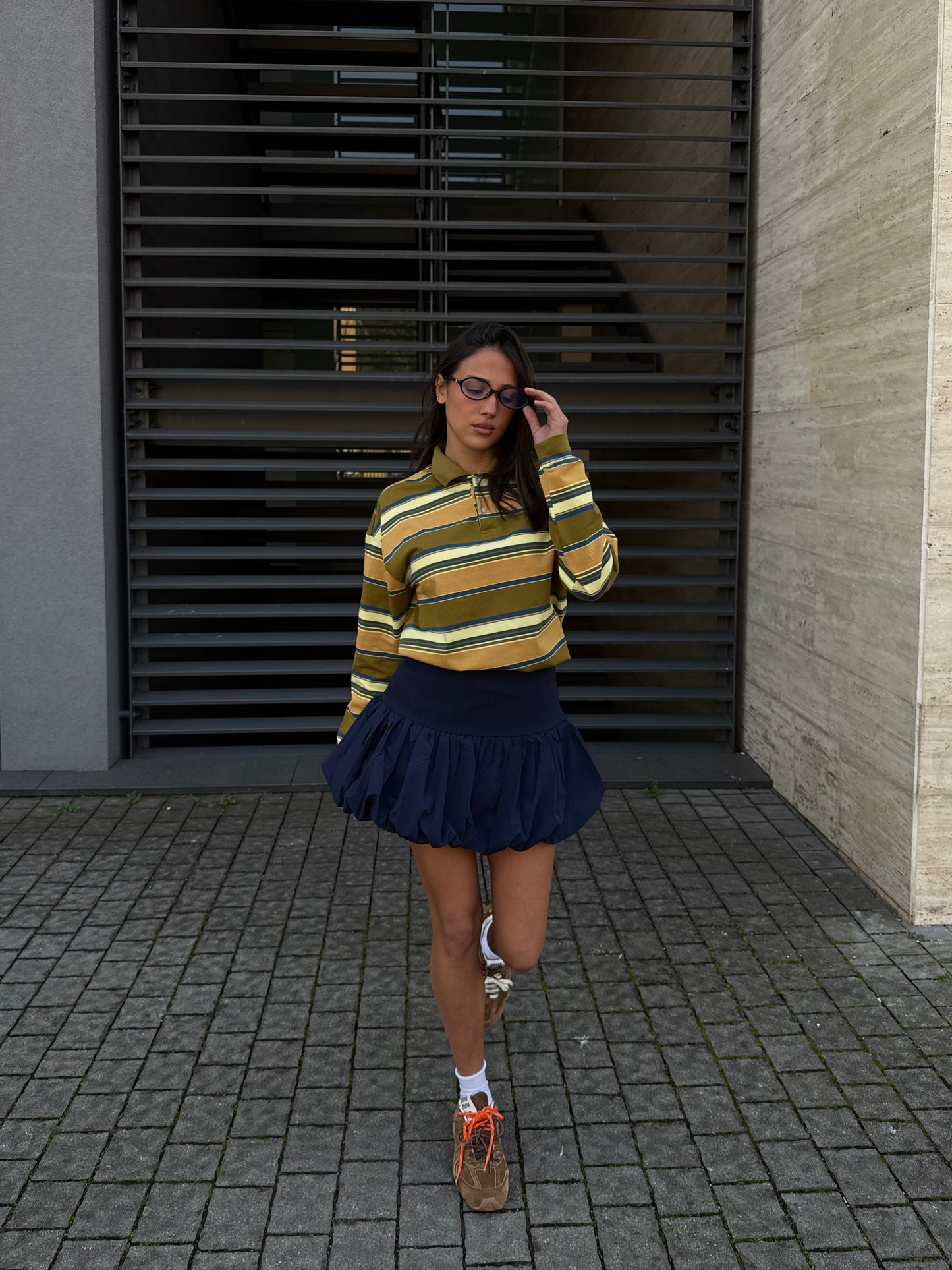 POLO OVERSIZE A RIGHE