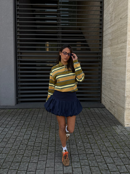 POLO OVERSIZE A RIGHE