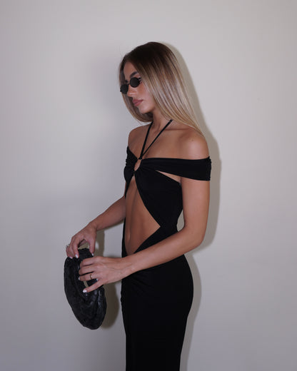 ABITO CUT OUT DRAPPEGGIATO