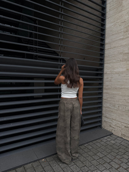 PANTALONE PARACHUTE MILITARE SCURO