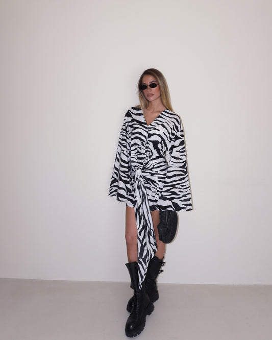 ABITO KIMONO ANIMALIER