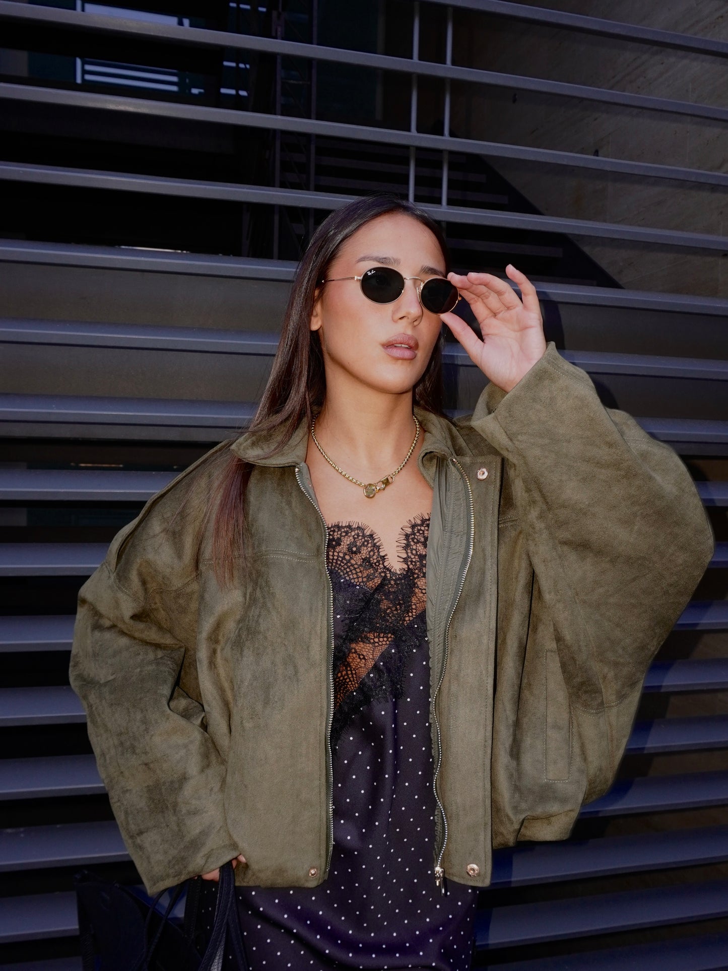 GIACCA BOMBER CON ZIP