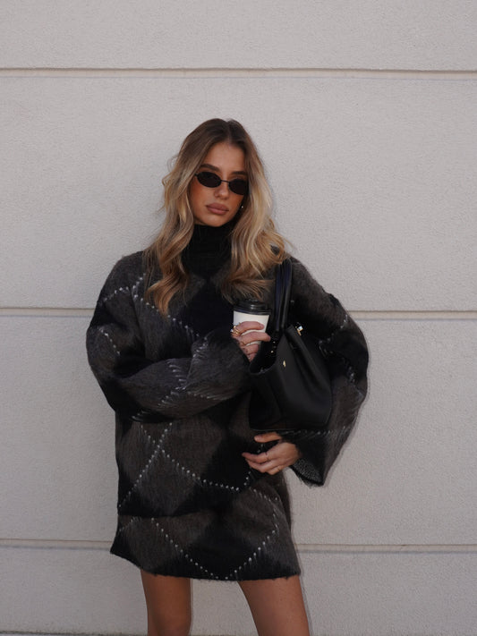 COMPLETO ROMBI IN MAGLIA