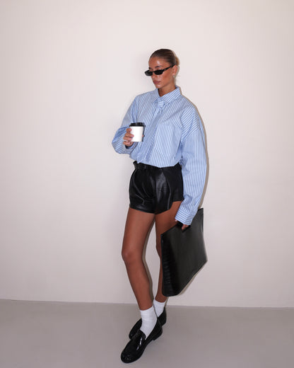 CAMICIA A RIGHE CON CRAVATTA