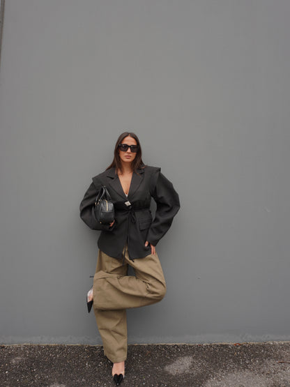 BLAZER MANICA AMPIA