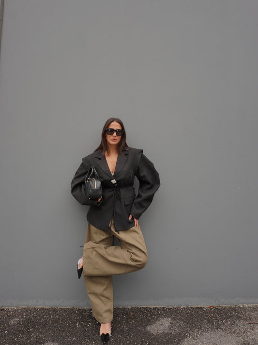 BLAZER MANICA AMPIA