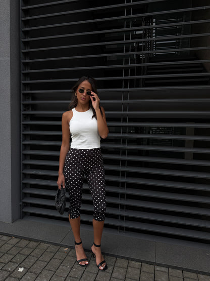 LEGGINGS CAPRI A POIS