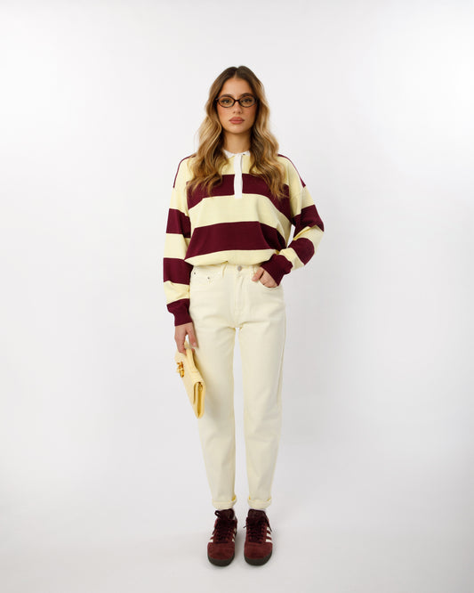 JEANS CINQUE TASCHE MOM FIT