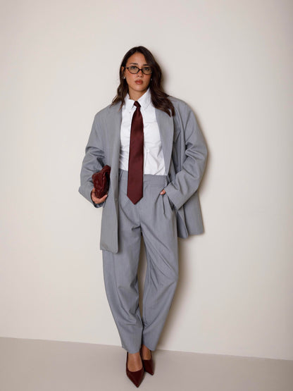 PANTALONE BALLOON CON PINCES LUMINA