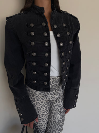 GIACCA IN DENIM CON BOTTONI