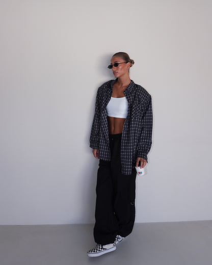 PANTALONE PARACHUTE CON ELASTICI