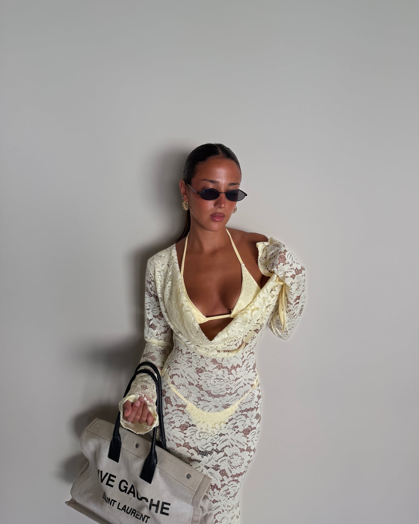 COMPLETO ABITO E BIKINI IN PIZZO