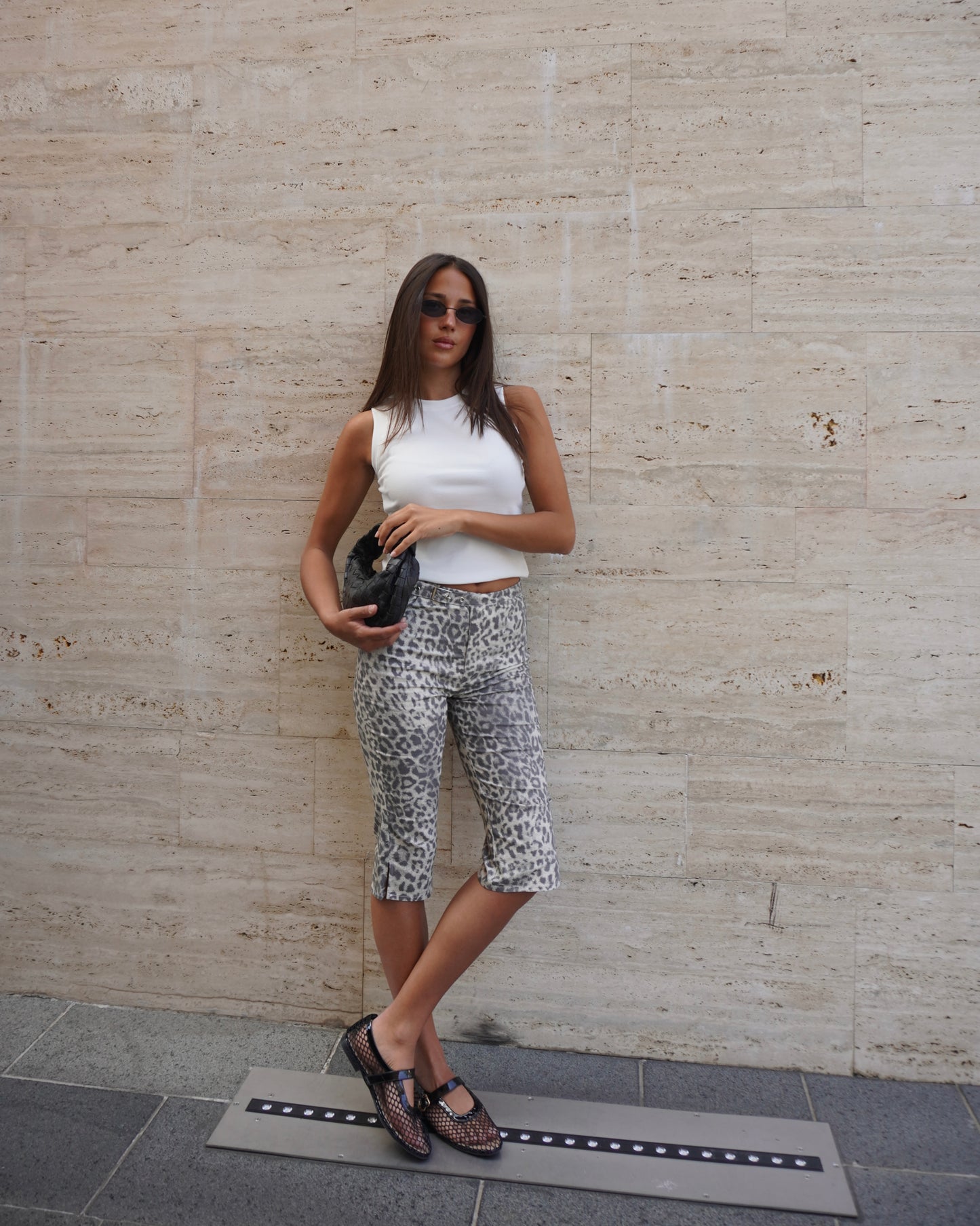 PANTALONE CAPRI LEOPARDATO
