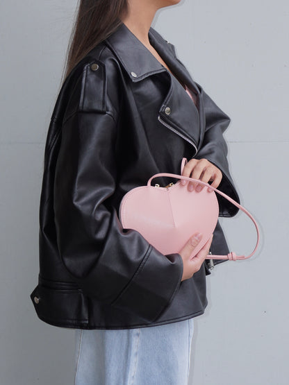 BIKER ECOPELLE OVERSIZE
