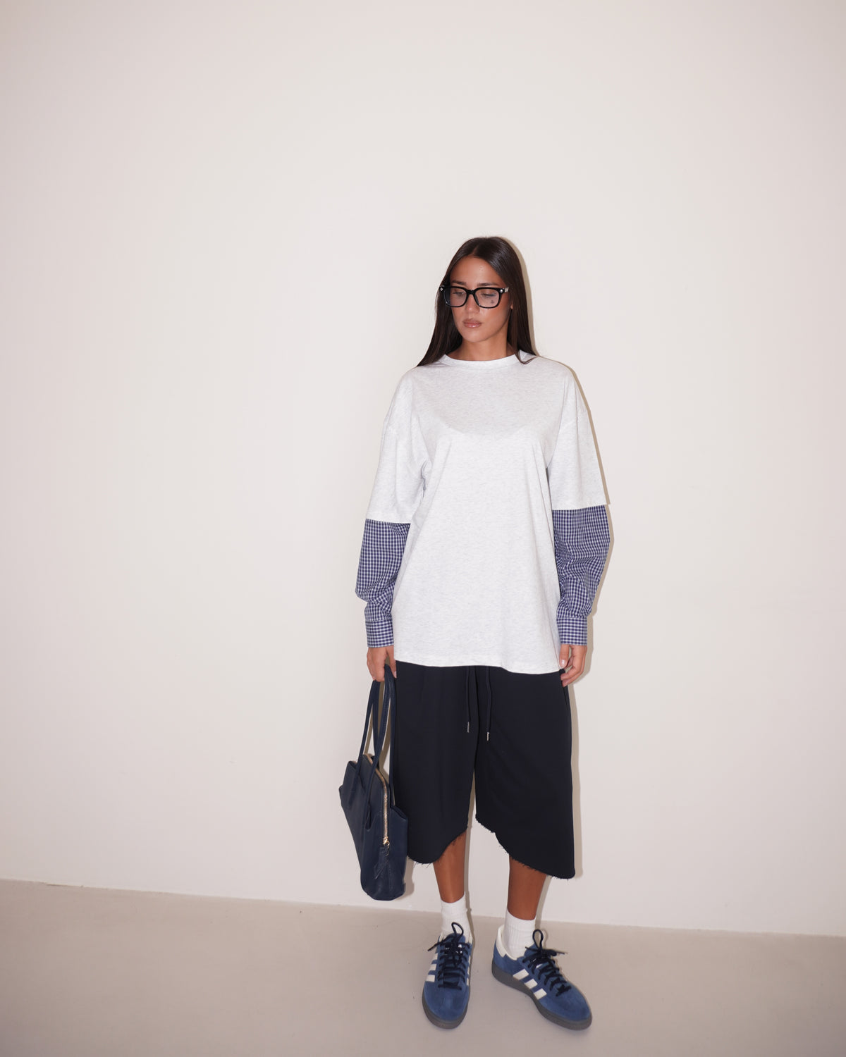 T-SHIRT CON INSERTO CAMICIA