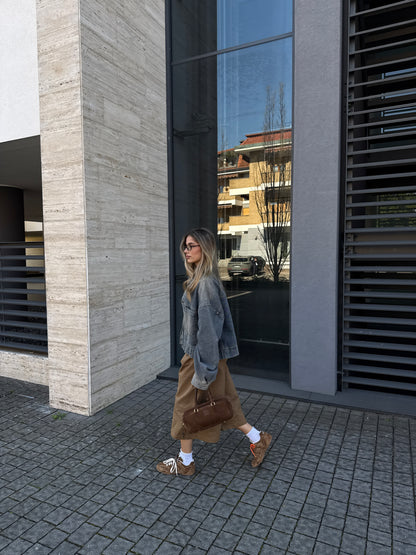 BERMUDA LUNGO IN COTONE