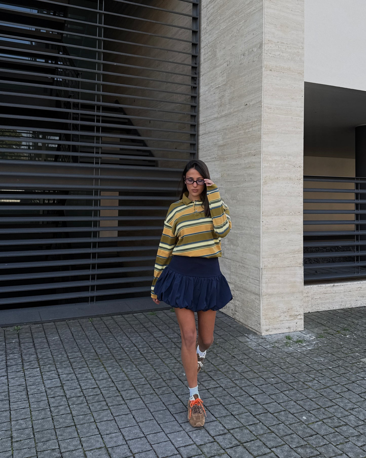 POLO OVERSIZE A RIGHE