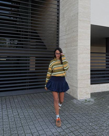 POLO OVERSIZE A RIGHE