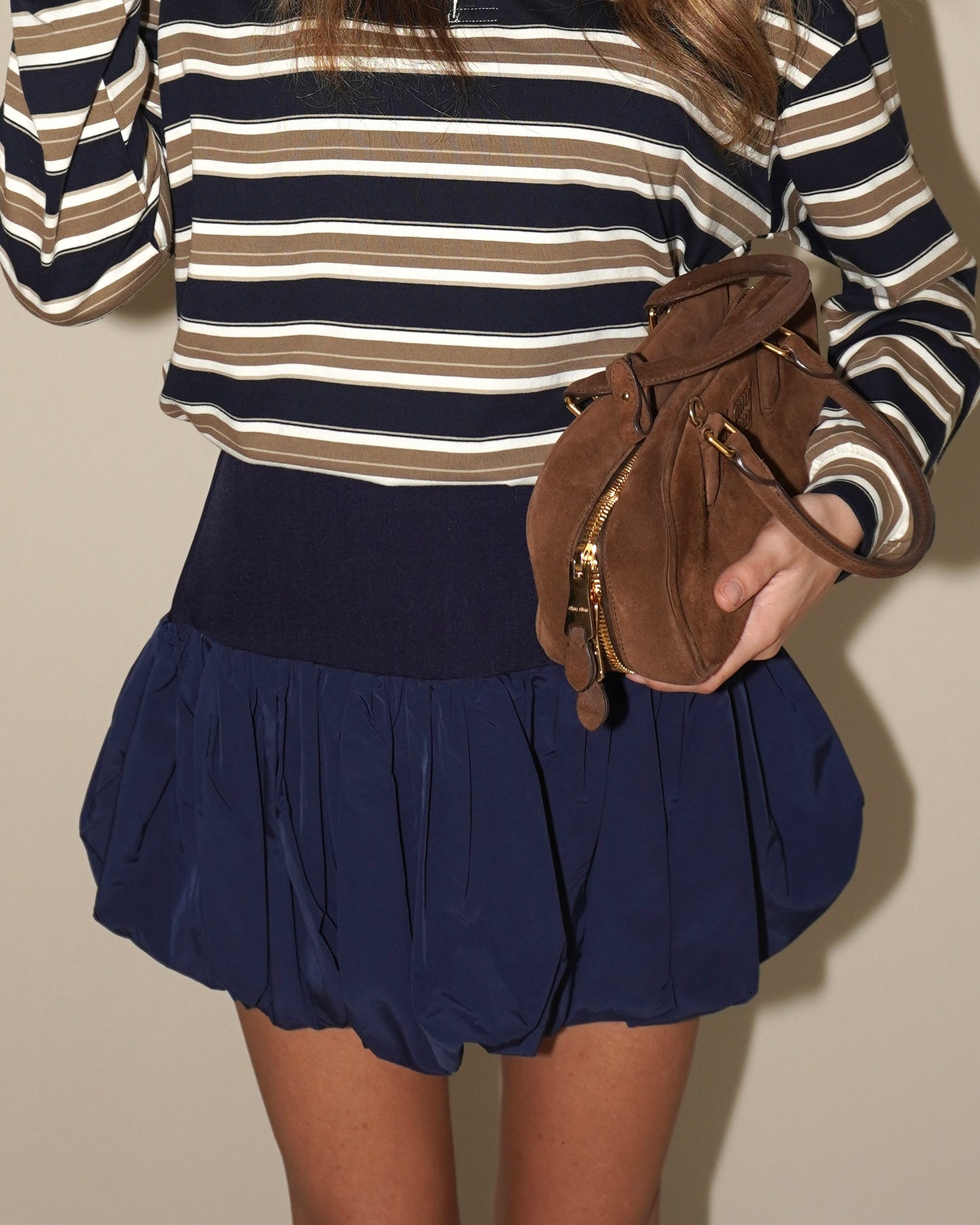 MINIGONNA CON FASCIA ALTA