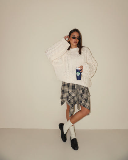 MAGLIONE INTRECCIATO