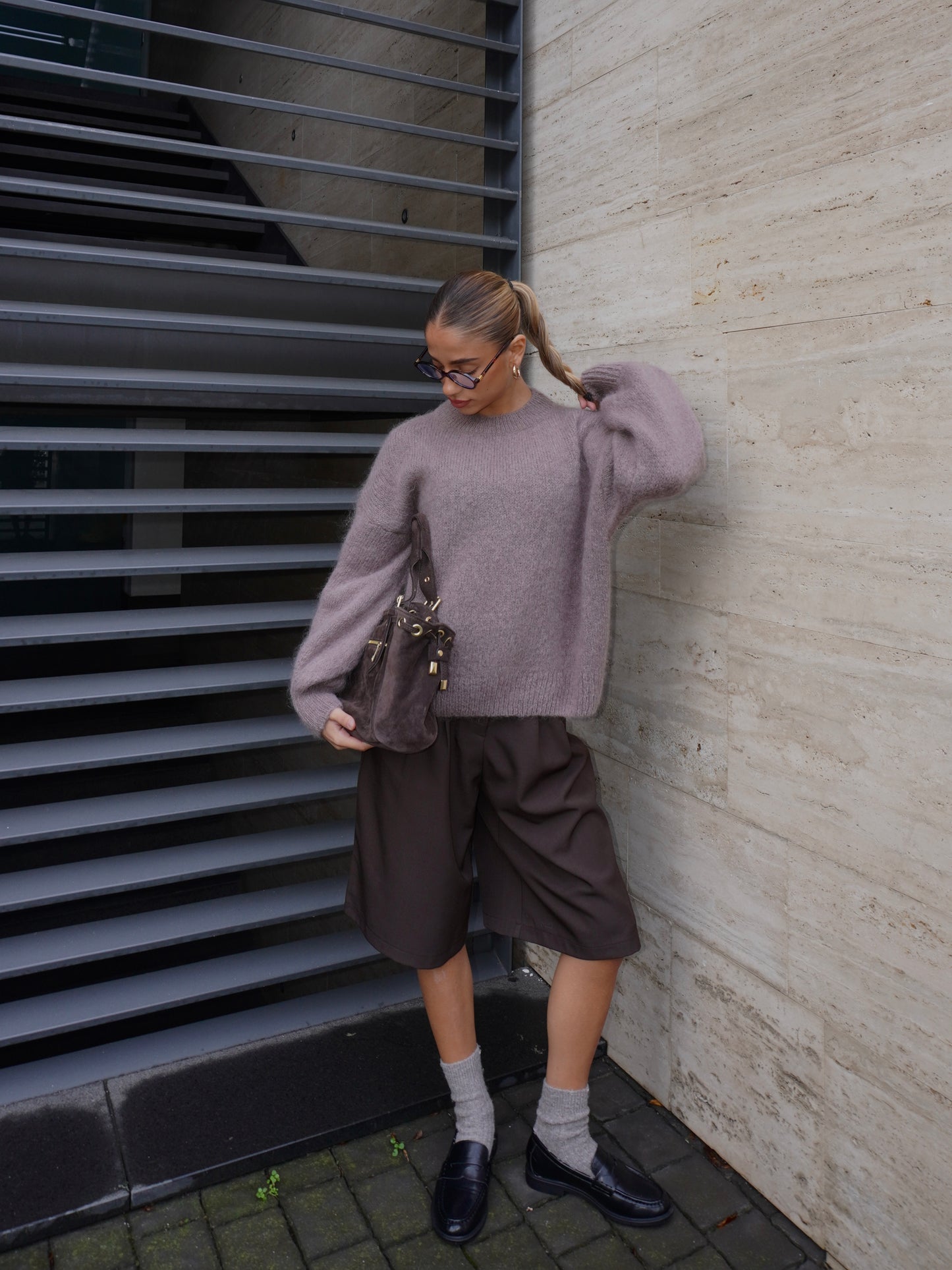 MAGLIONE GIROCOLLO MOHAIR