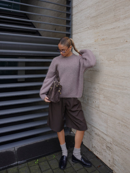 MAGLIONE GIROCOLLO MOHAIR