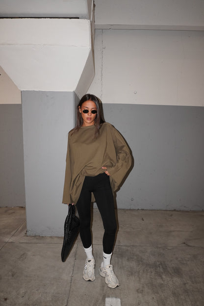 LEGGINGS A VITA ALTA ELASTICIZZATO