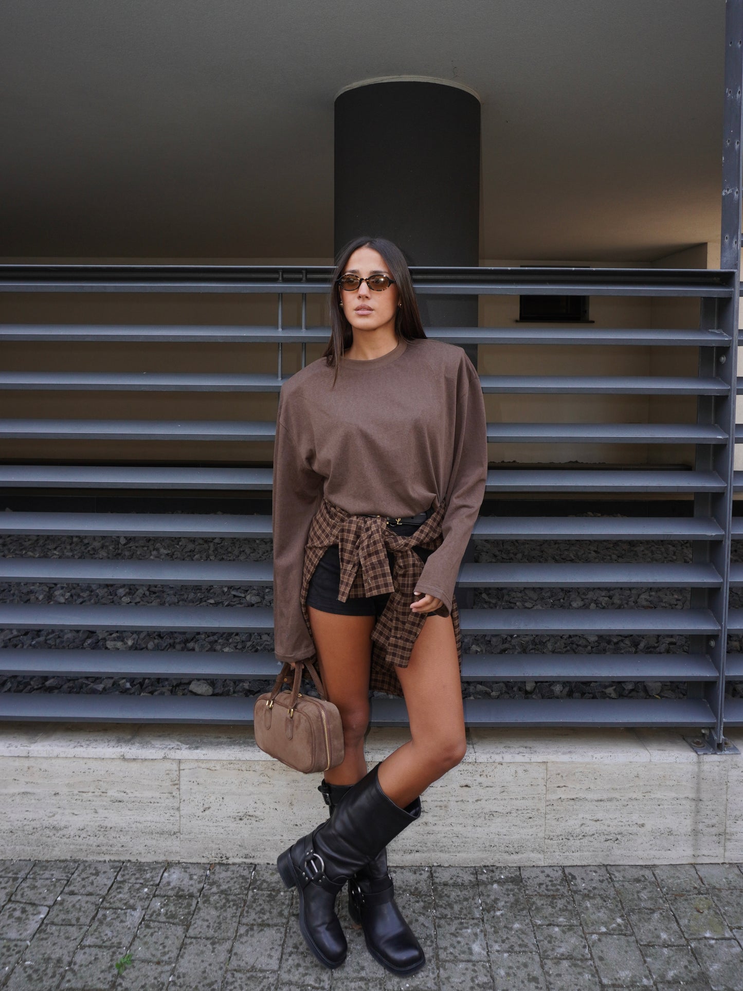 MAGLIA MANICA AMPIA CON SPALLE IMBOTTITE