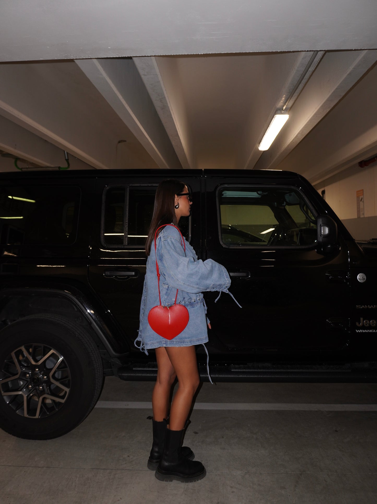 GIACCA IN DENIM STRINGATA