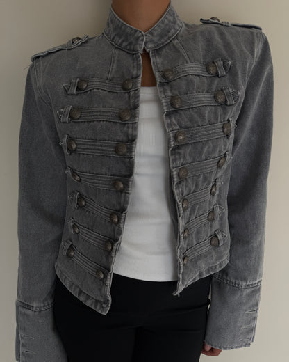 GIACCA IN DENIM CON BOTTONI