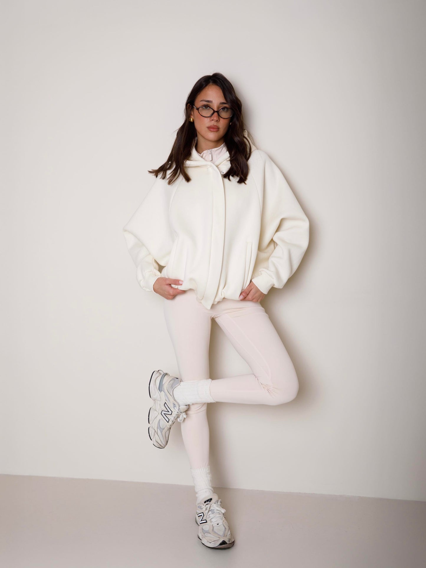 FELPA CON CAPPUCCIO  LUMINA