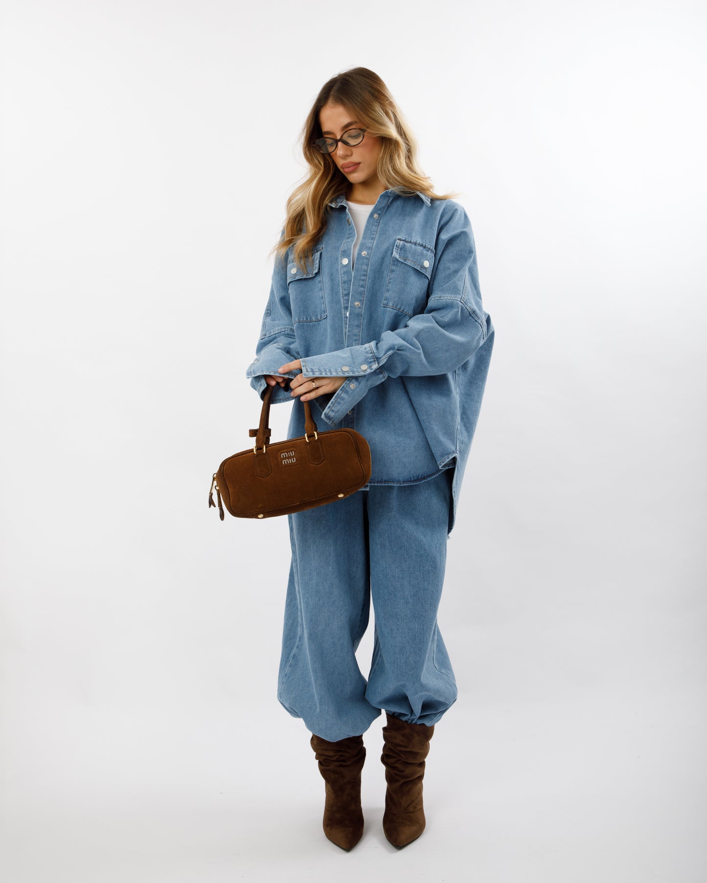 COMPLETO IN DENIM CAMICIA E PANTALONE