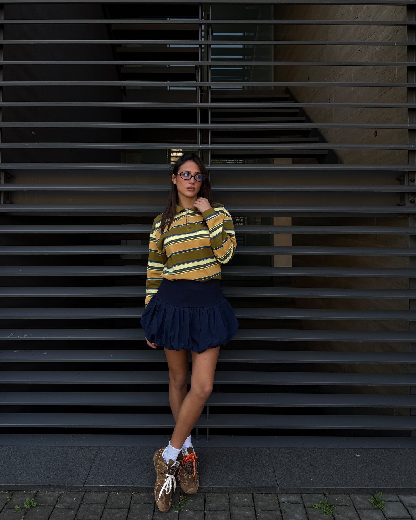 POLO OVERSIZE A RIGHE