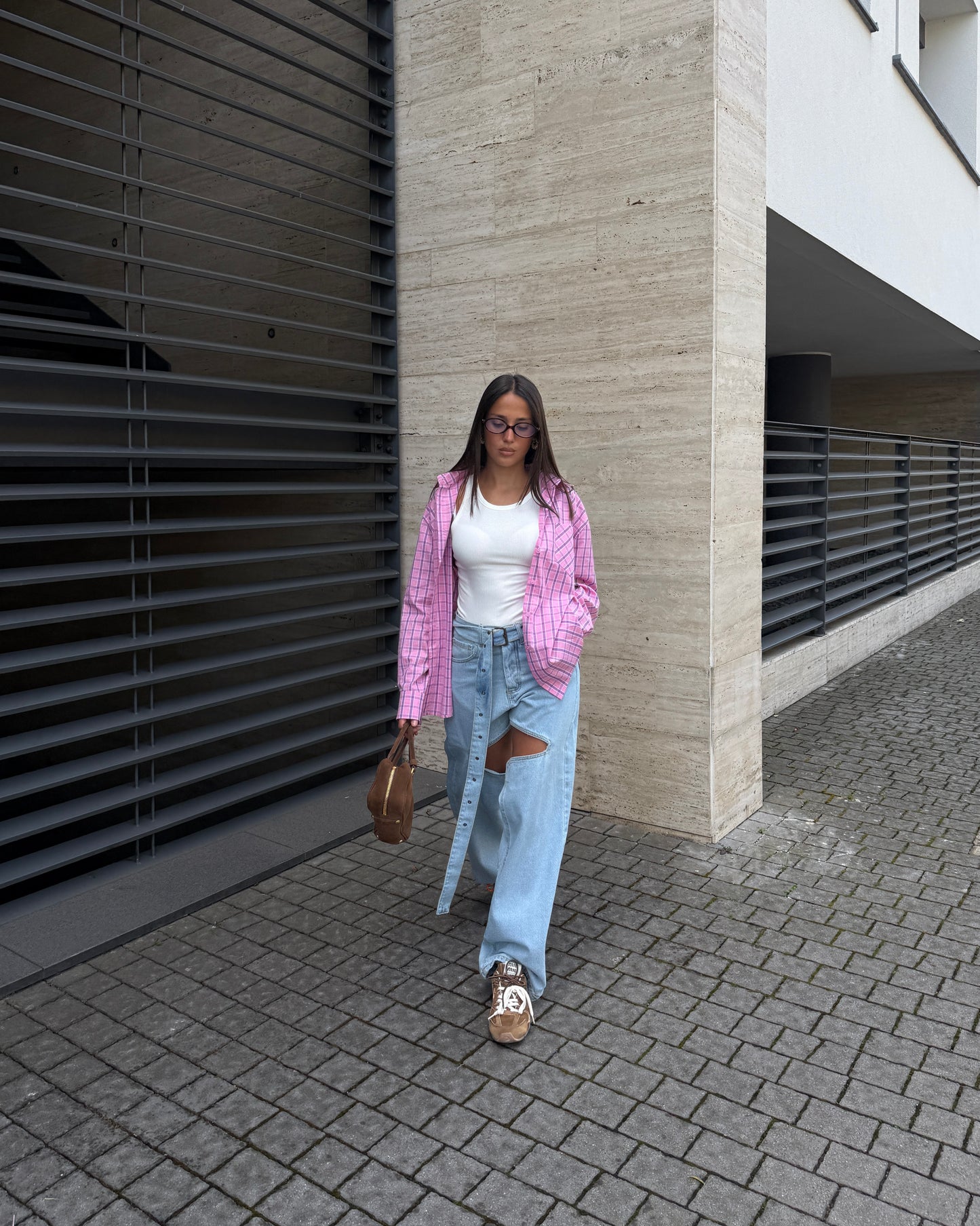 JEANS WIDE CUT OUT