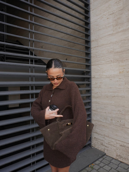 COMPLETO CARDIGAN E GONNA IN MAGLIA